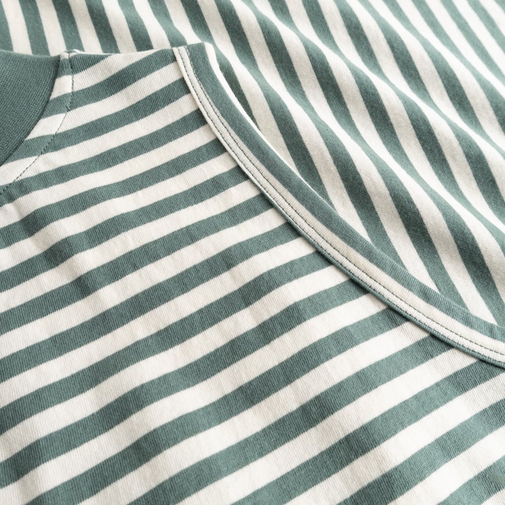 Top Namsos Stripes Green/Off-White