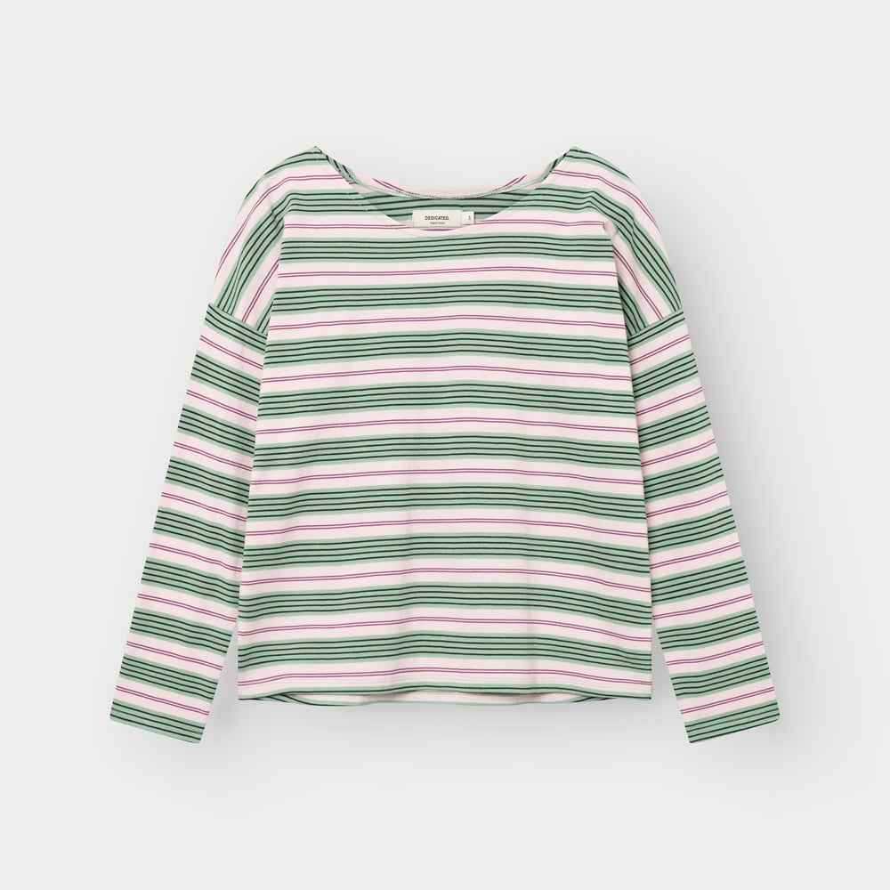 Top Humledal Retro Stripe Granite Green