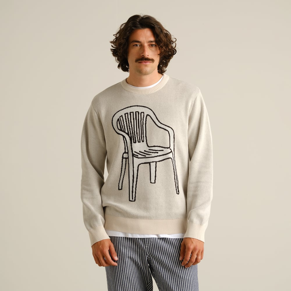 Sweater Mora Plastic Chair Off-White