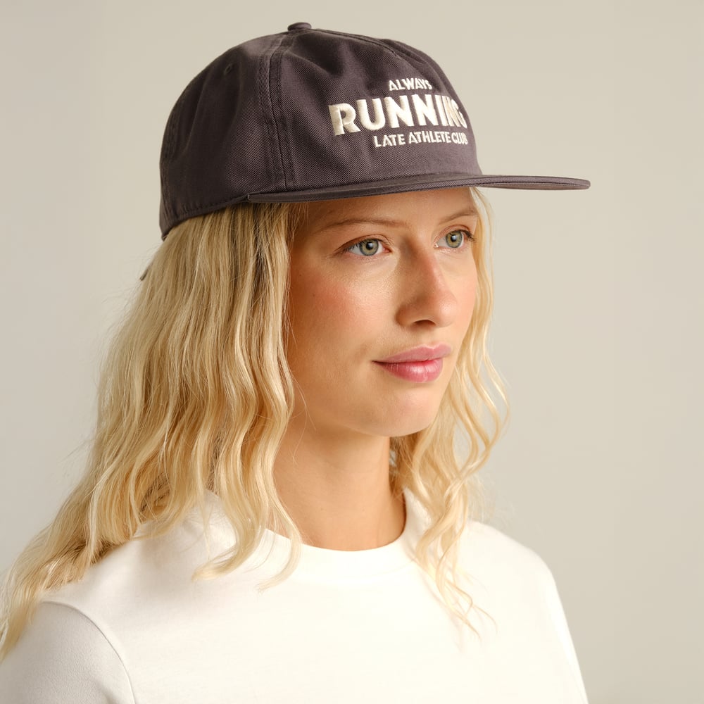 Cap Globen Running Late Dark Grey