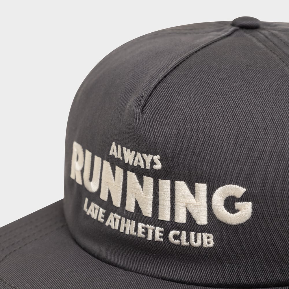 Cap Globen Running Late Dark Grey