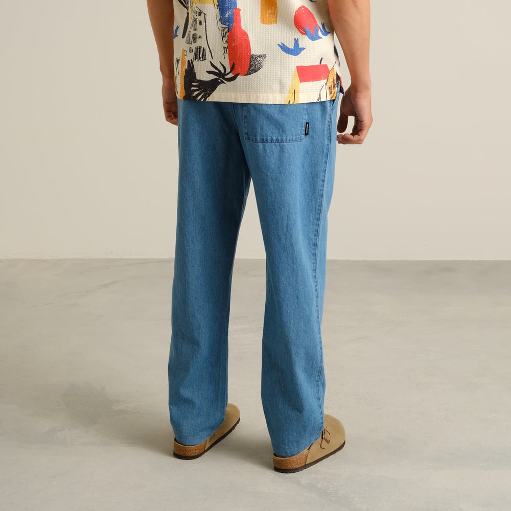 Pants Borrby Denim Light Blue
