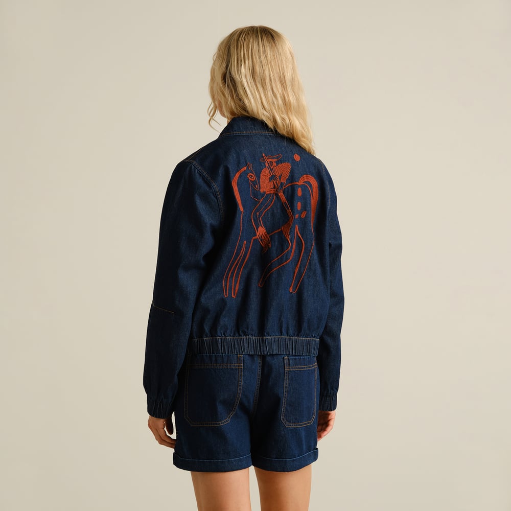 Jacket Sunna Denim Paint My Horse Dark Blue