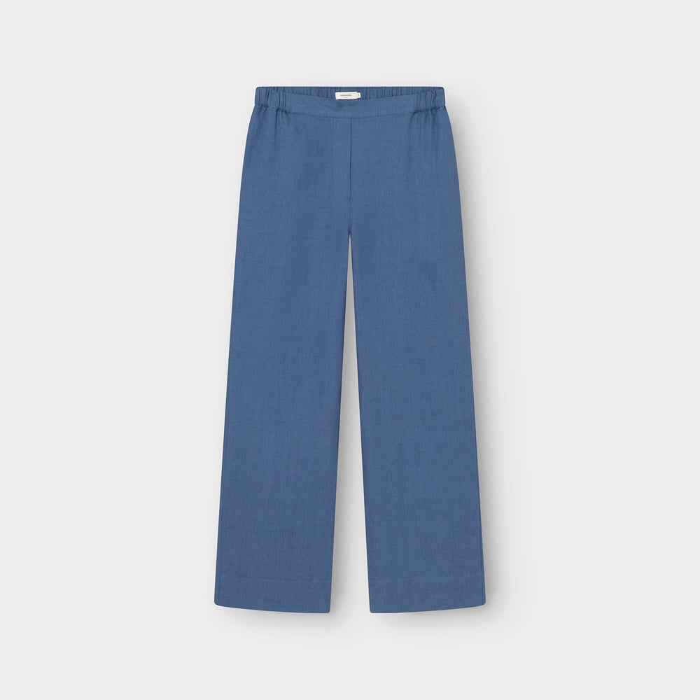 Pants Lansa Linen True Blue