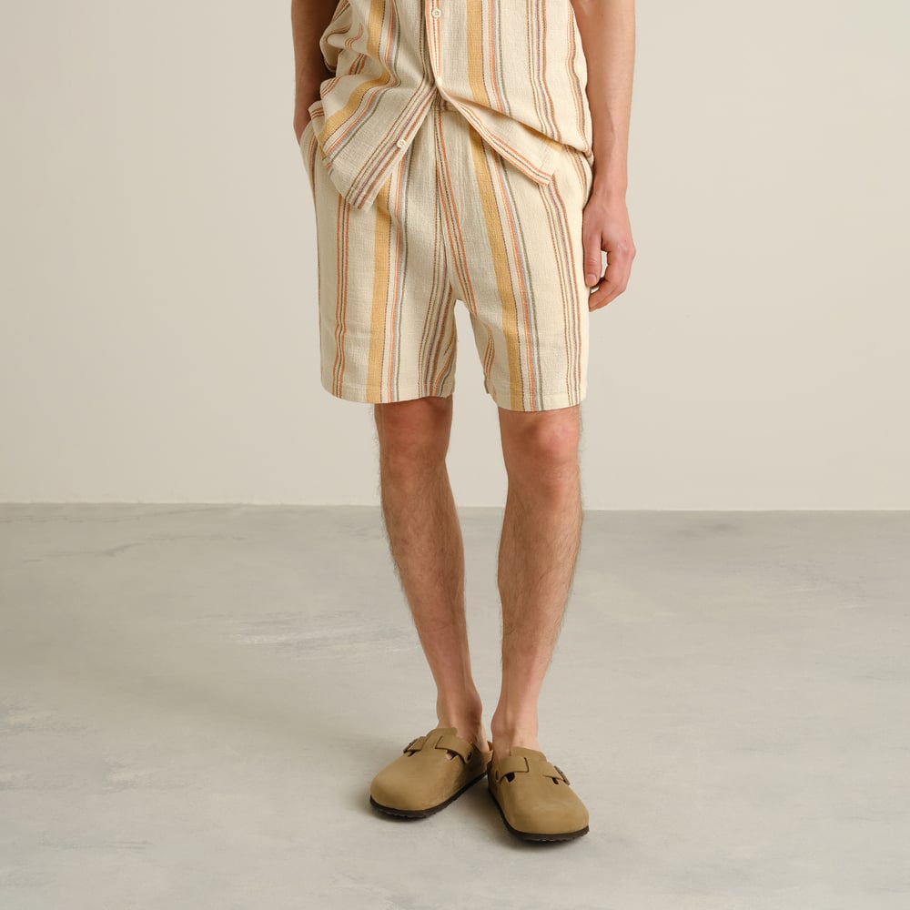 Shorts Sibbarp Stripe Off-White