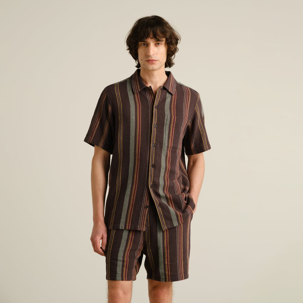 Shirt Brantevik Stripe Phantom Black