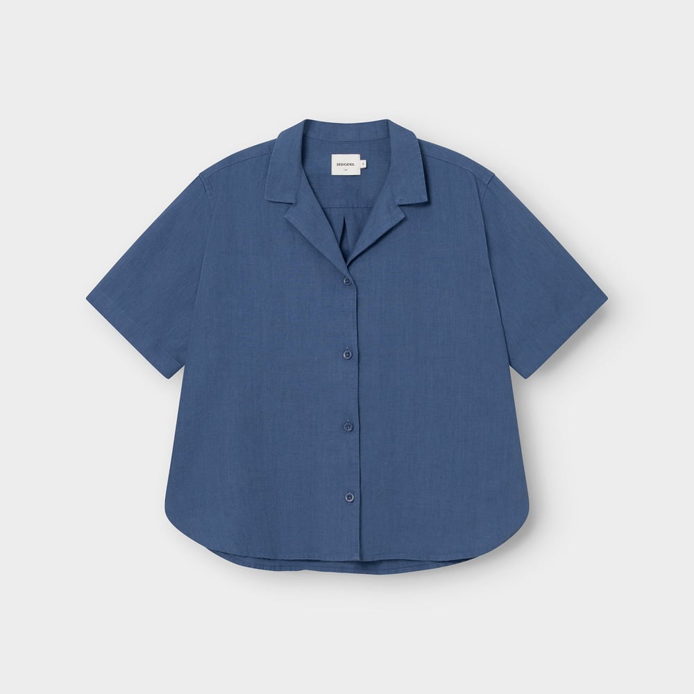Shirt Torup Linen True Blue