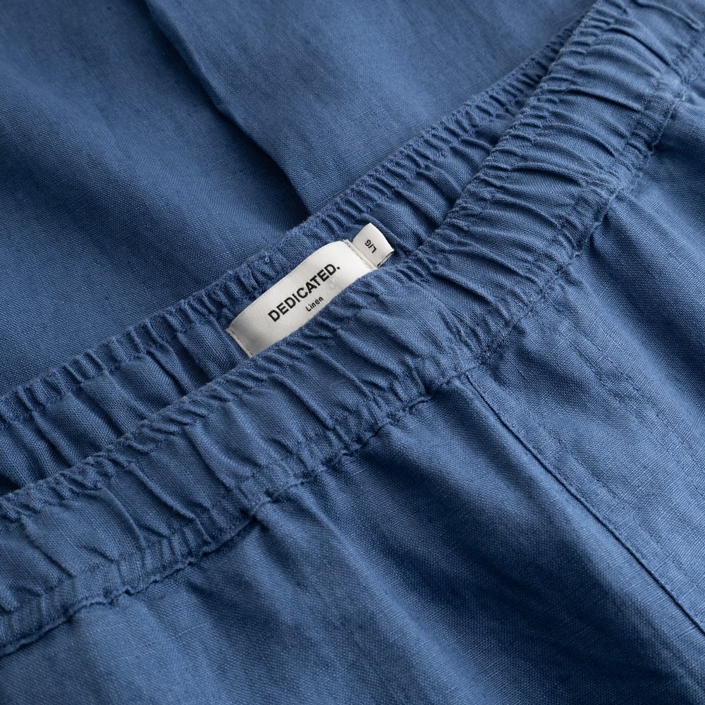 Pants Borrby Linen True Blue