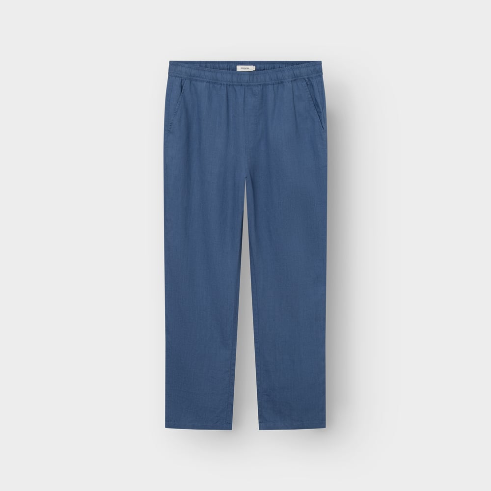 Pants Borrby Linen True Blue