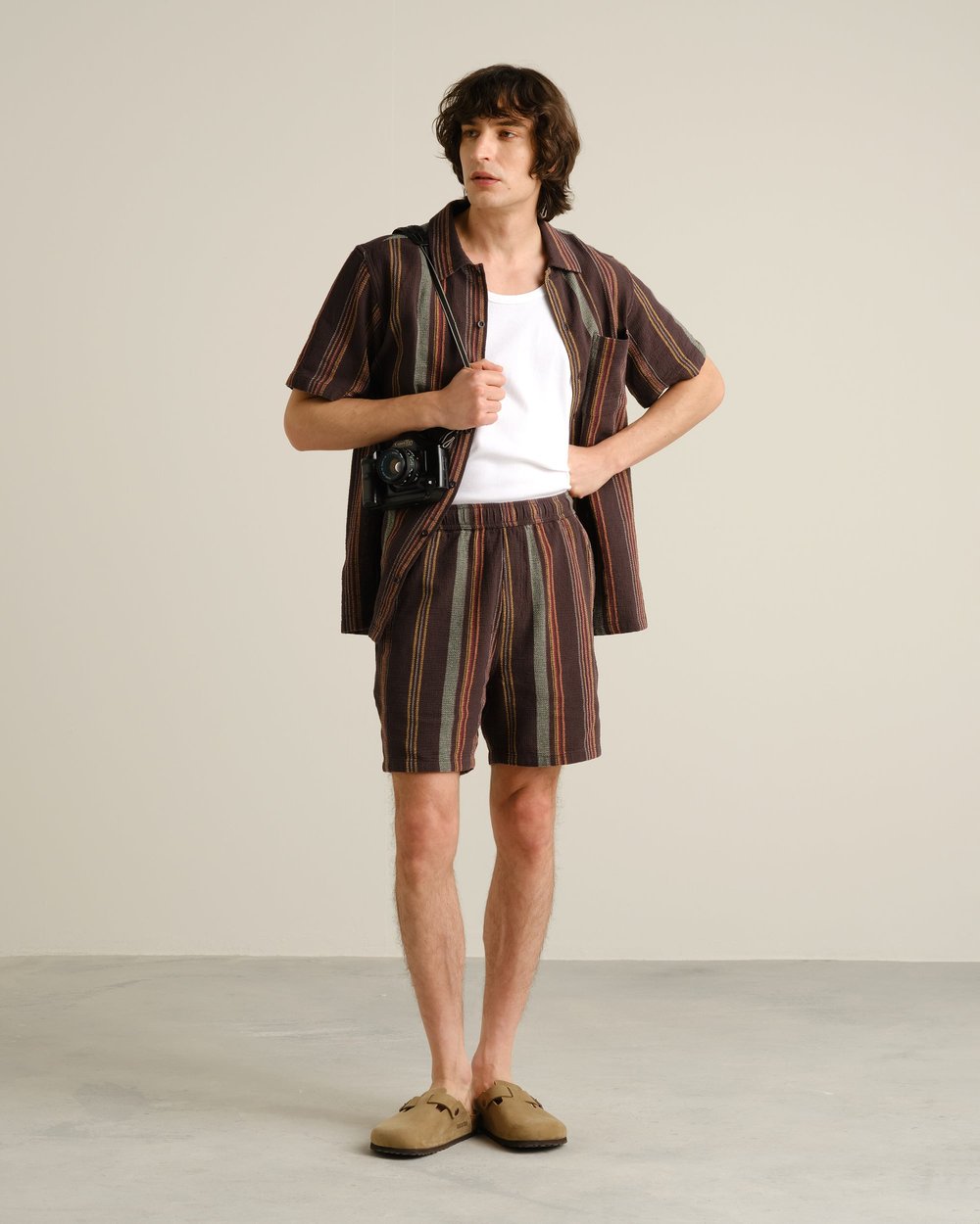 Shorts Sibbarp Stripe Phantom Black