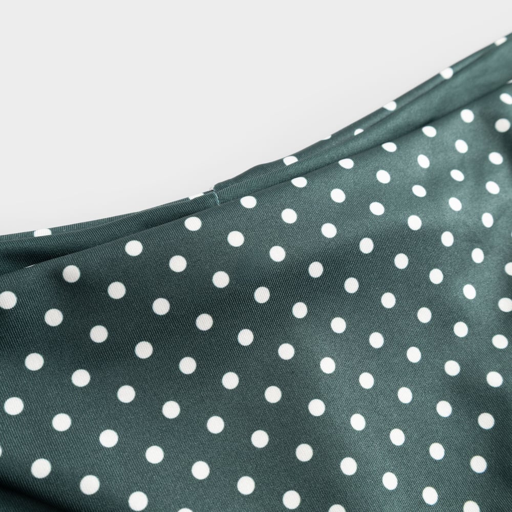 Bikini Bottom Gopa Polkadots Dark Green