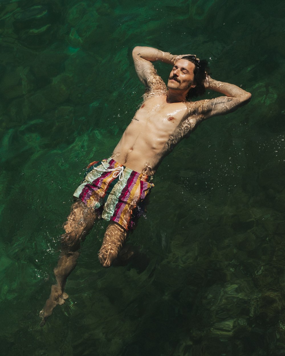 Swim Shorts Birka Sunset Stripe
