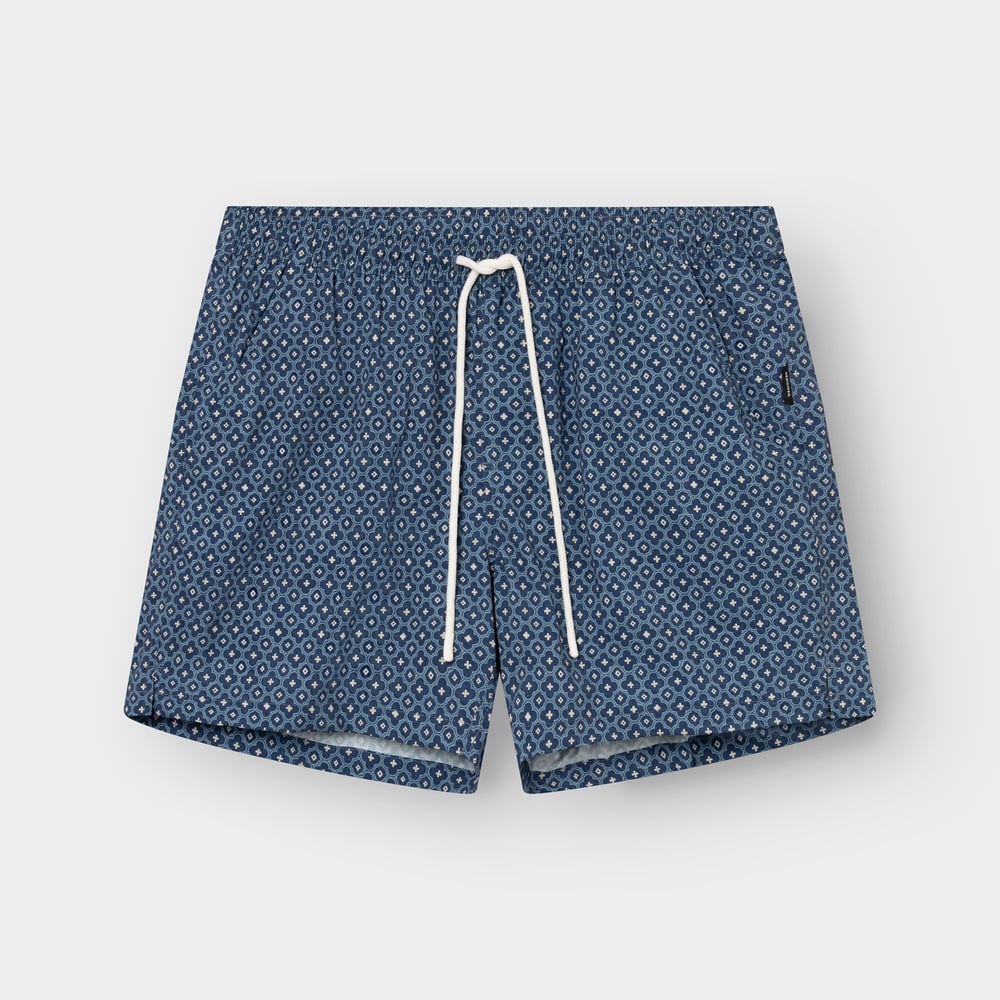 Swim Shorts Birka Tile Medallion Estate Blue