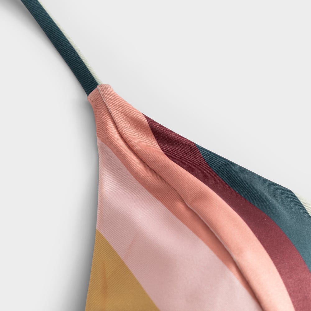 Bikini Top Alva Sunset Stripe