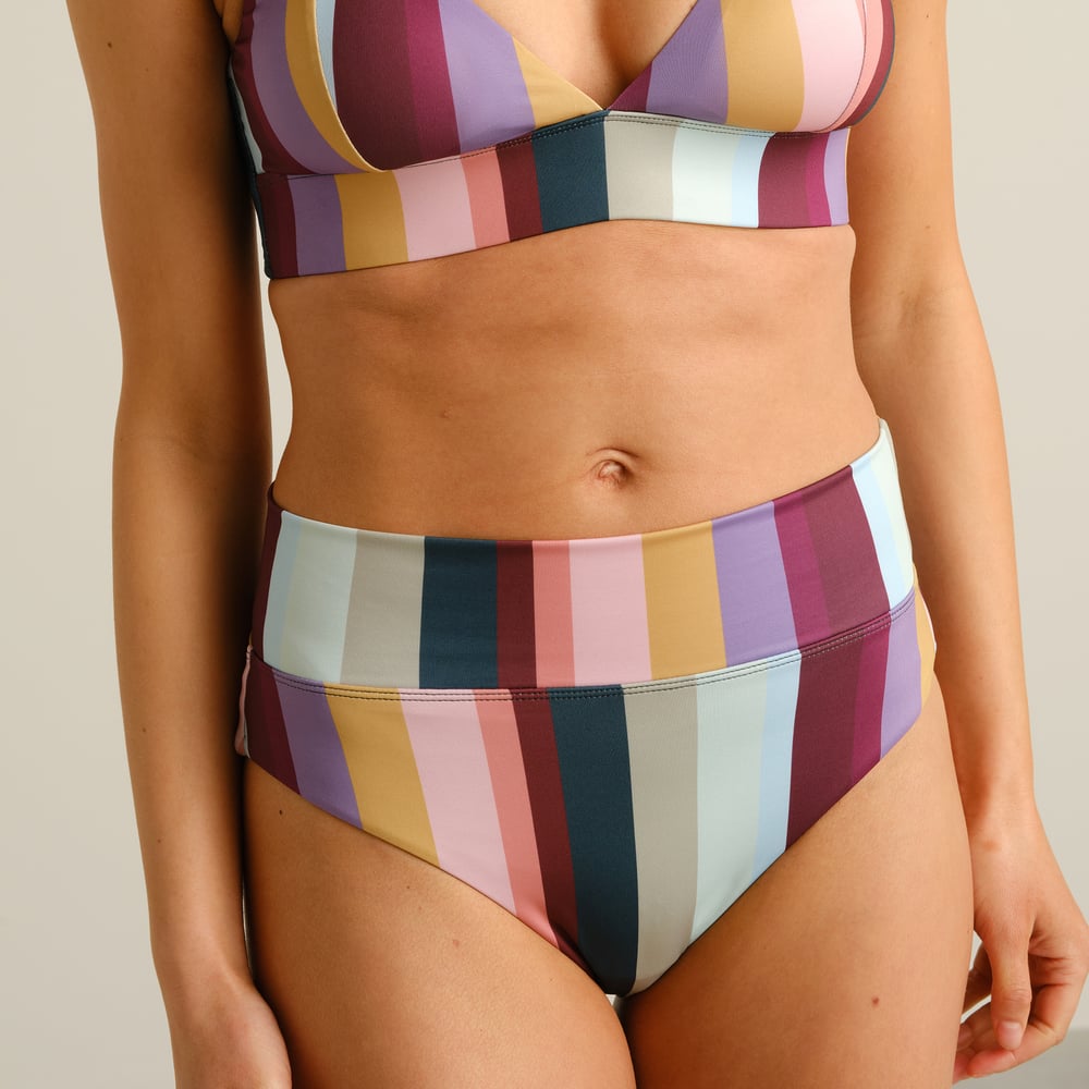 Bikini Pants Slite Sunset Stripe