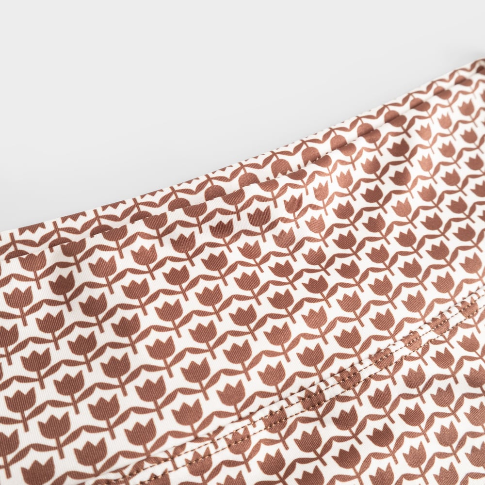 Bikini Pants Slite Tulips Cappuccino Brown