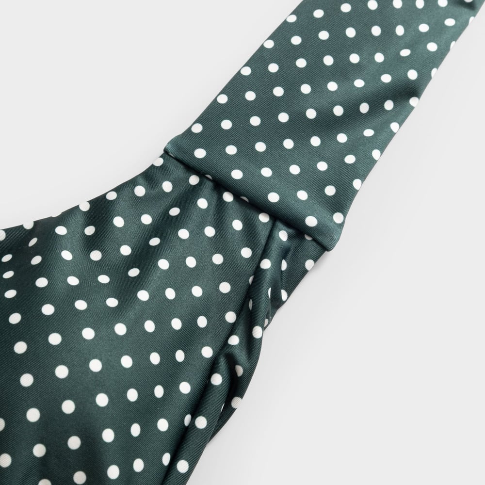 Bikini Top Gullholma Polkadots Dark Green