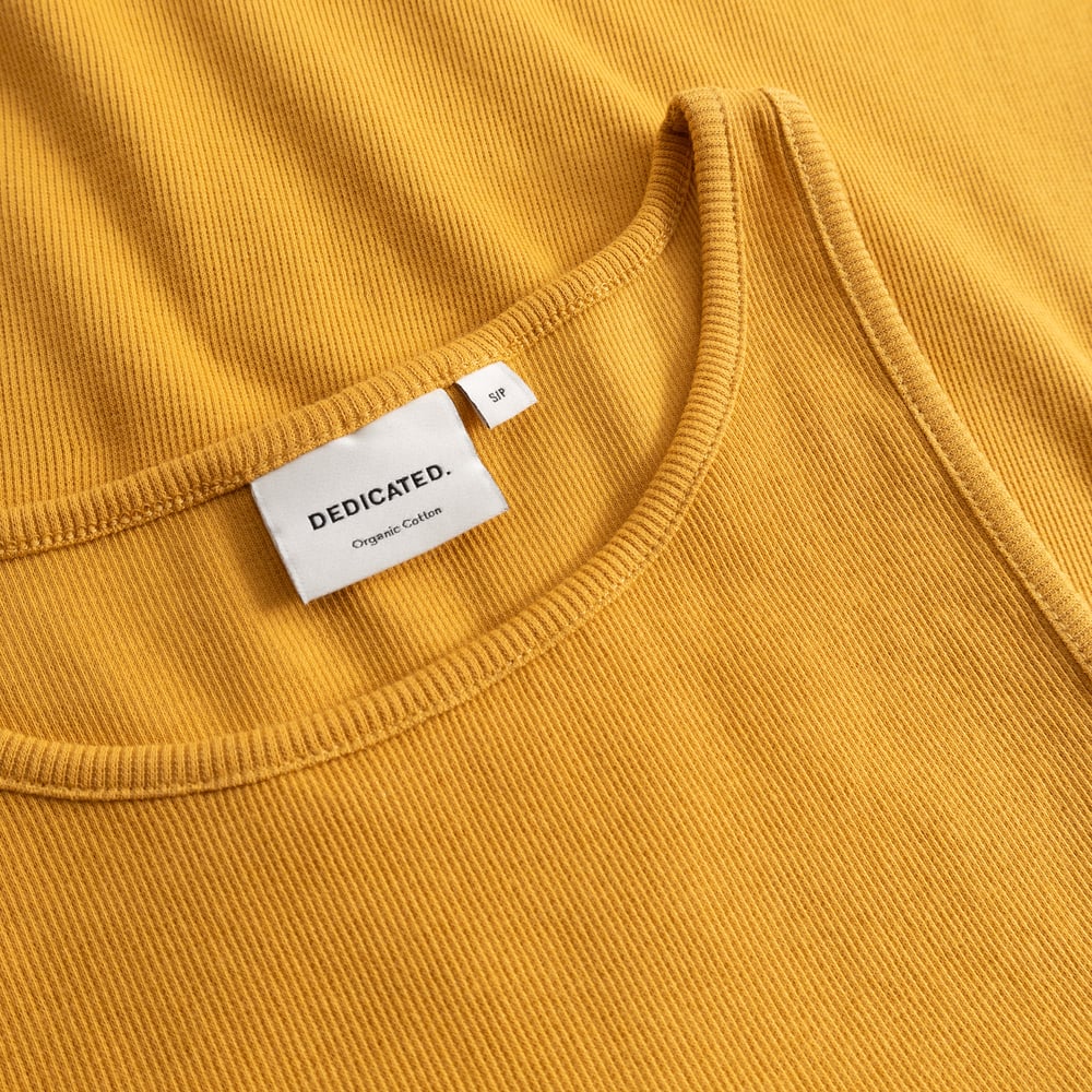 Rib Top Valdermarsvik Amber Yellow