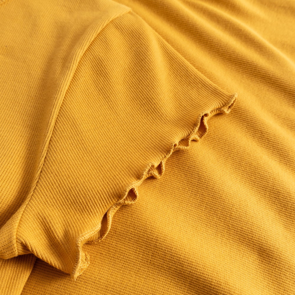 Rib Top Ven Amber Yellow