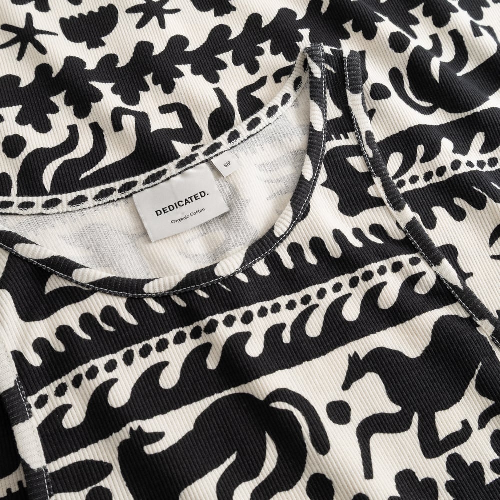 Rib Dress Motala Beach Gallop Egg White
