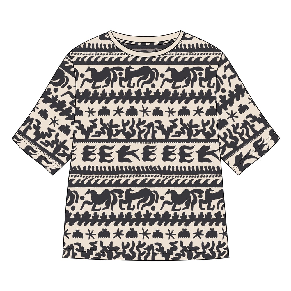 T-shirt Vadstena Beach Gallop Egg White