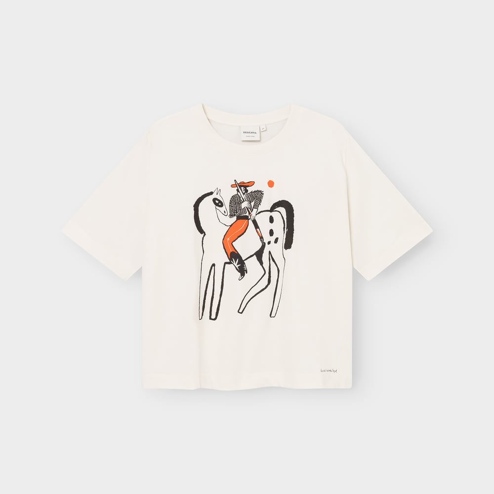 T-shirt Vadstena Paint My Horse Off-White