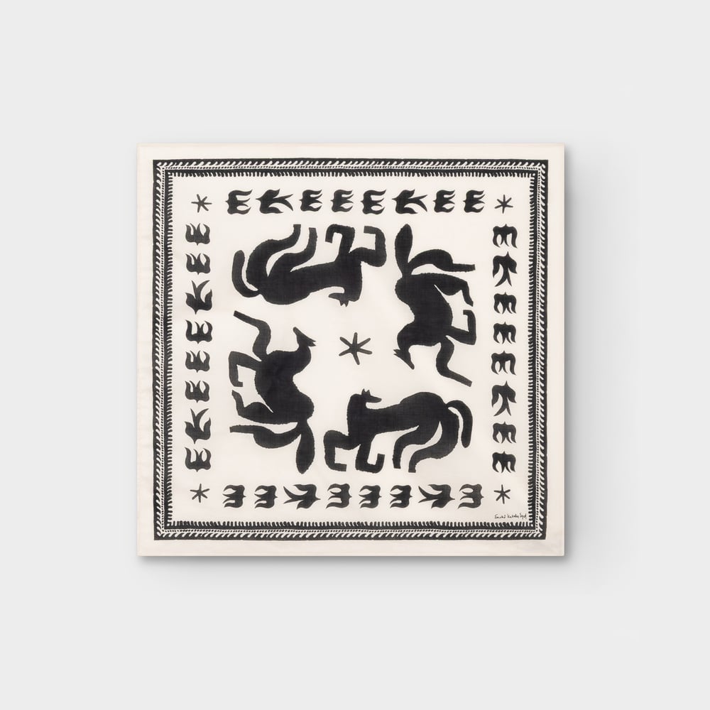 Scarf Kullavik Beach Gallop Egg White