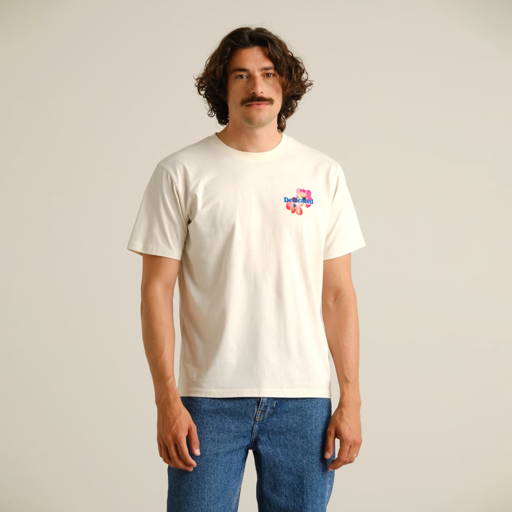 T-shirt Stockholm Cut Flower Off-White