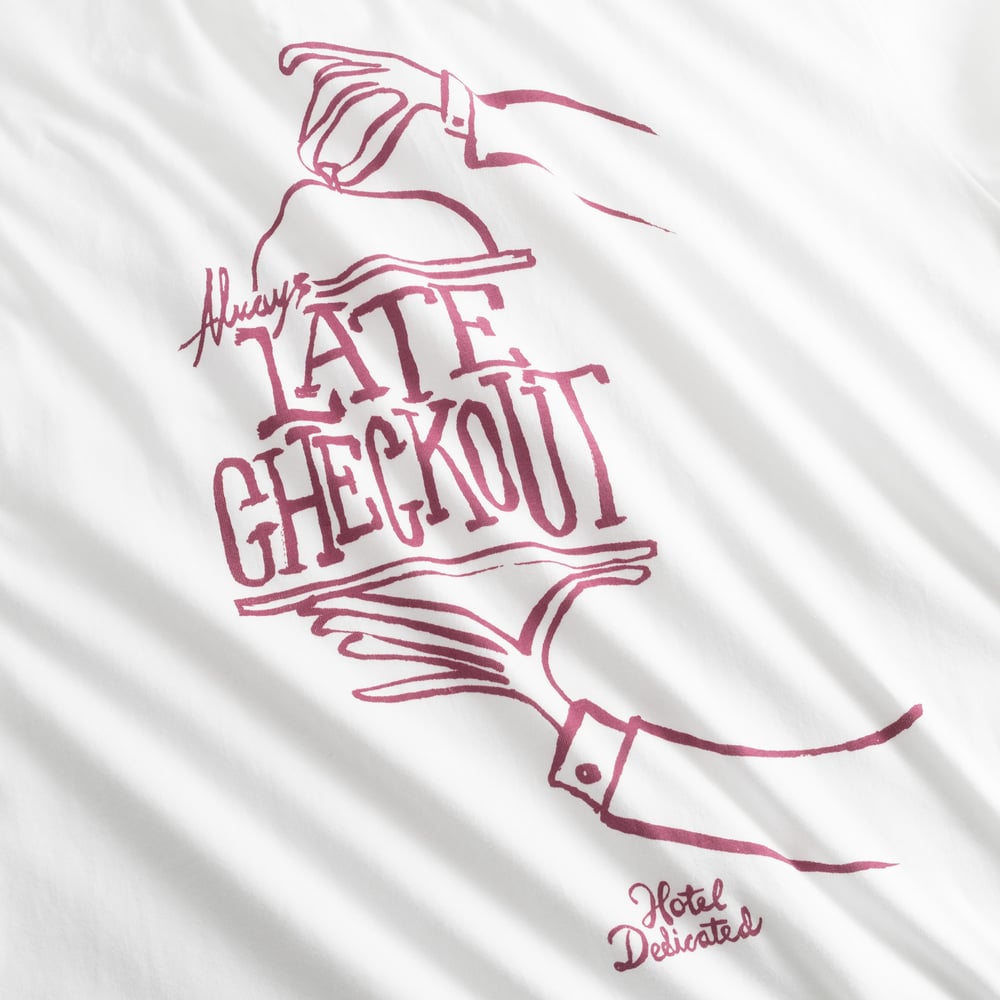 T-shirt Stockholm Late Checkout White