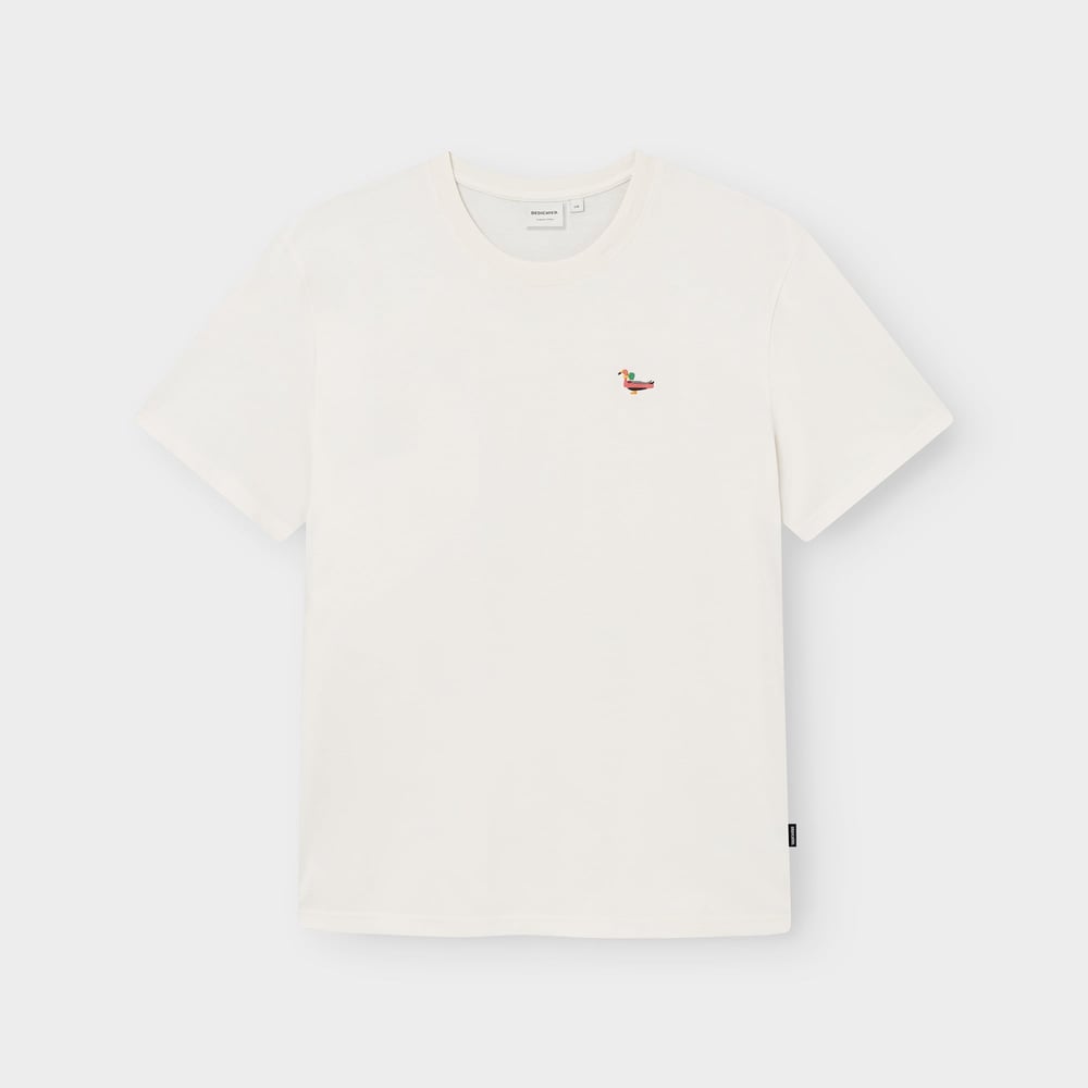 T-shirt Stockholm Floating Duck Off-White