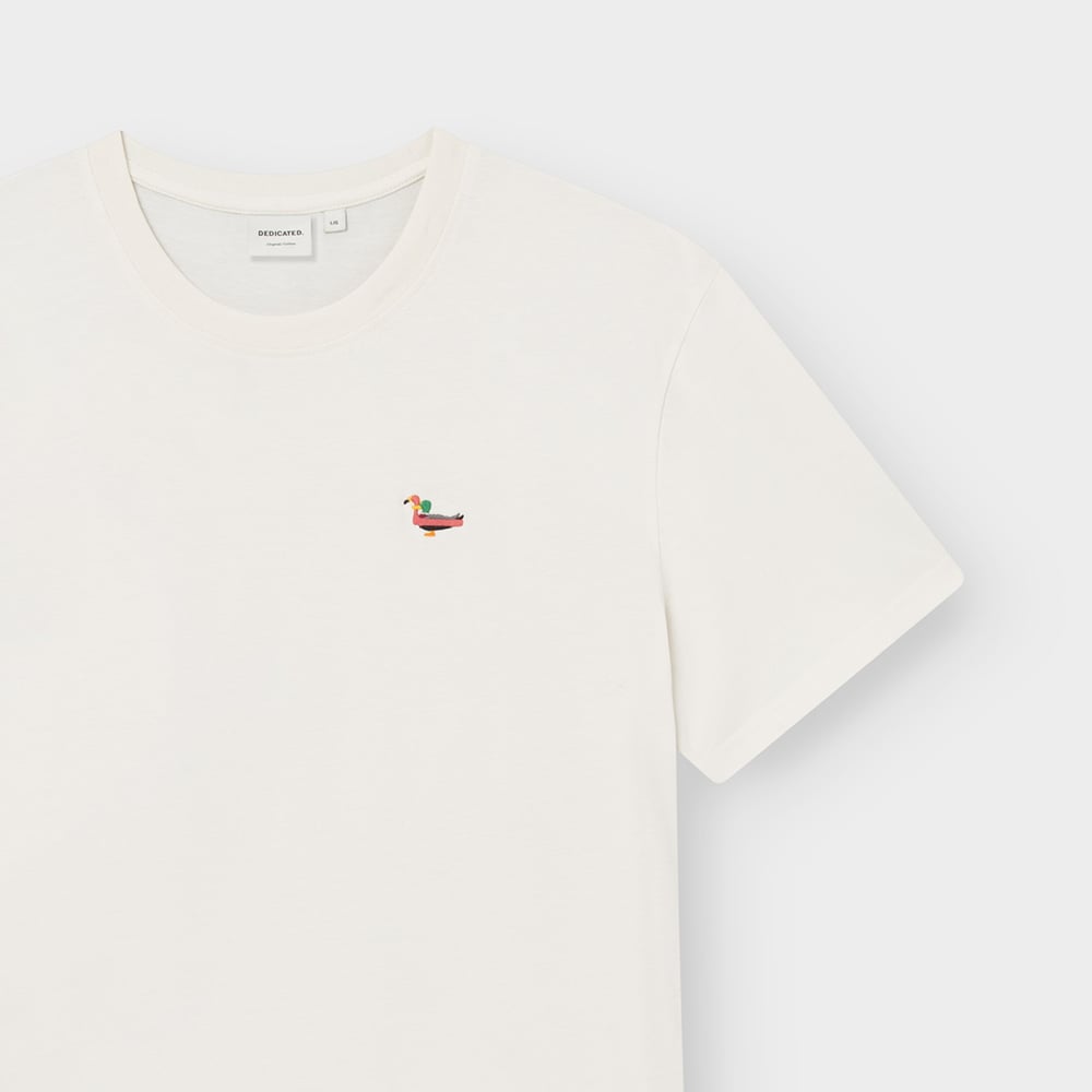 T-shirt Stockholm Floating Duck Off-White