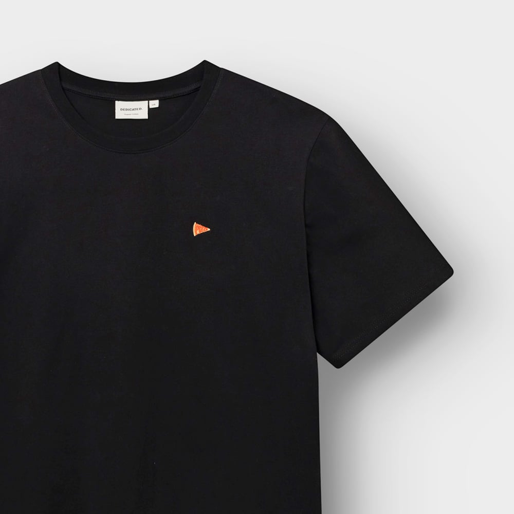 T-shirt Stockholm Pizza Black