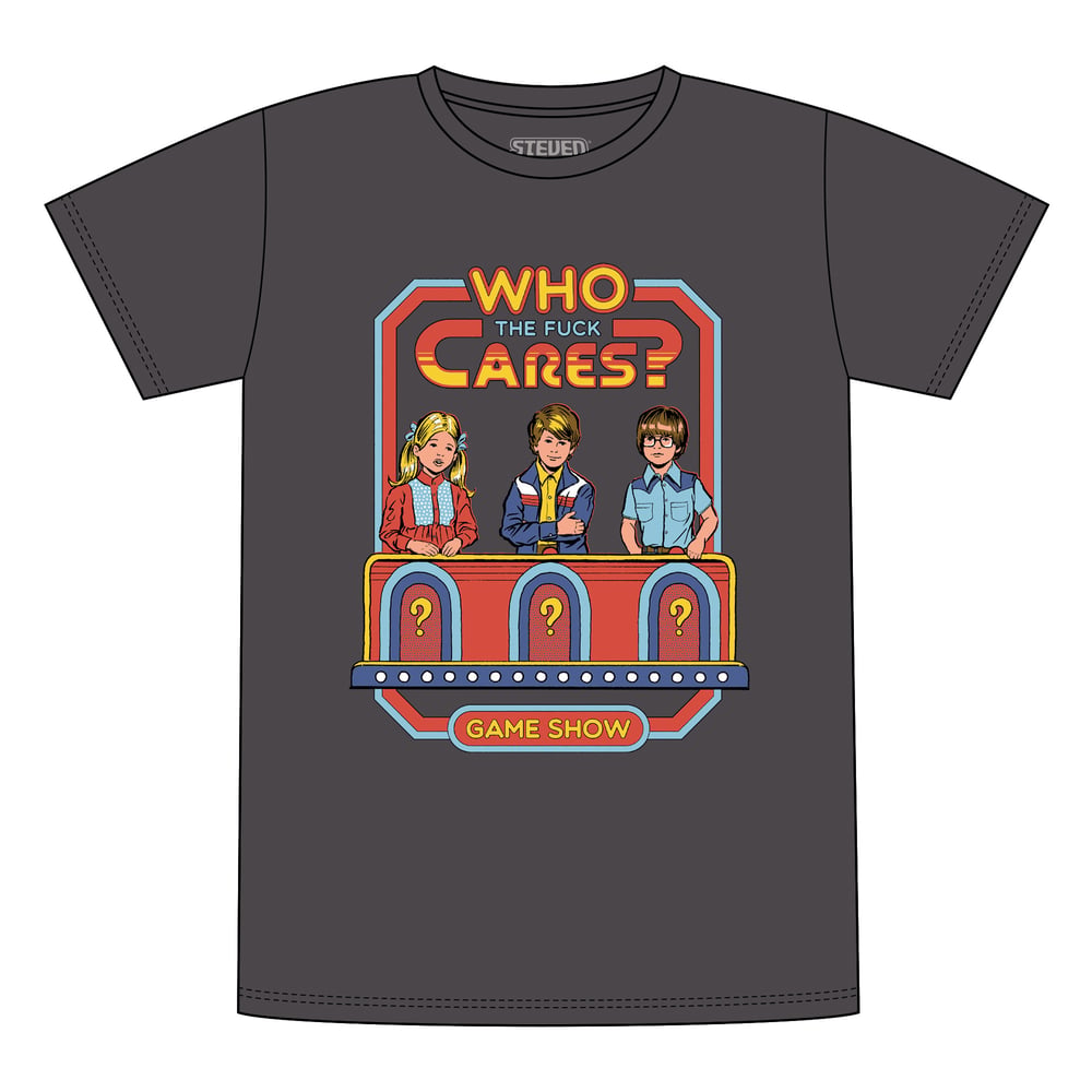 T-shirt Stockholm Who Cares Charcoal