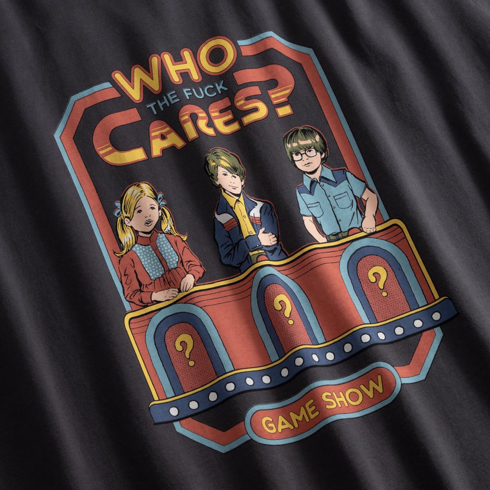 T-shirt Stockholm Who Cares Charcoal