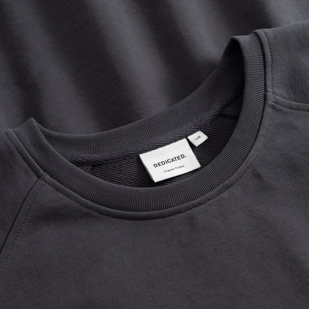 Sweatshirt Malmoe Bird Symbol Charcoal