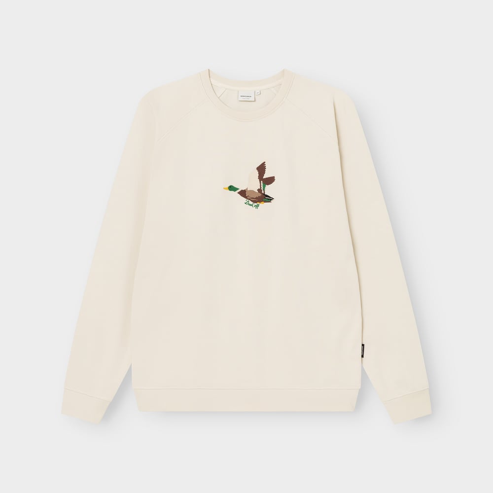 Sweatshirt Malmoe Duck Off Egg White