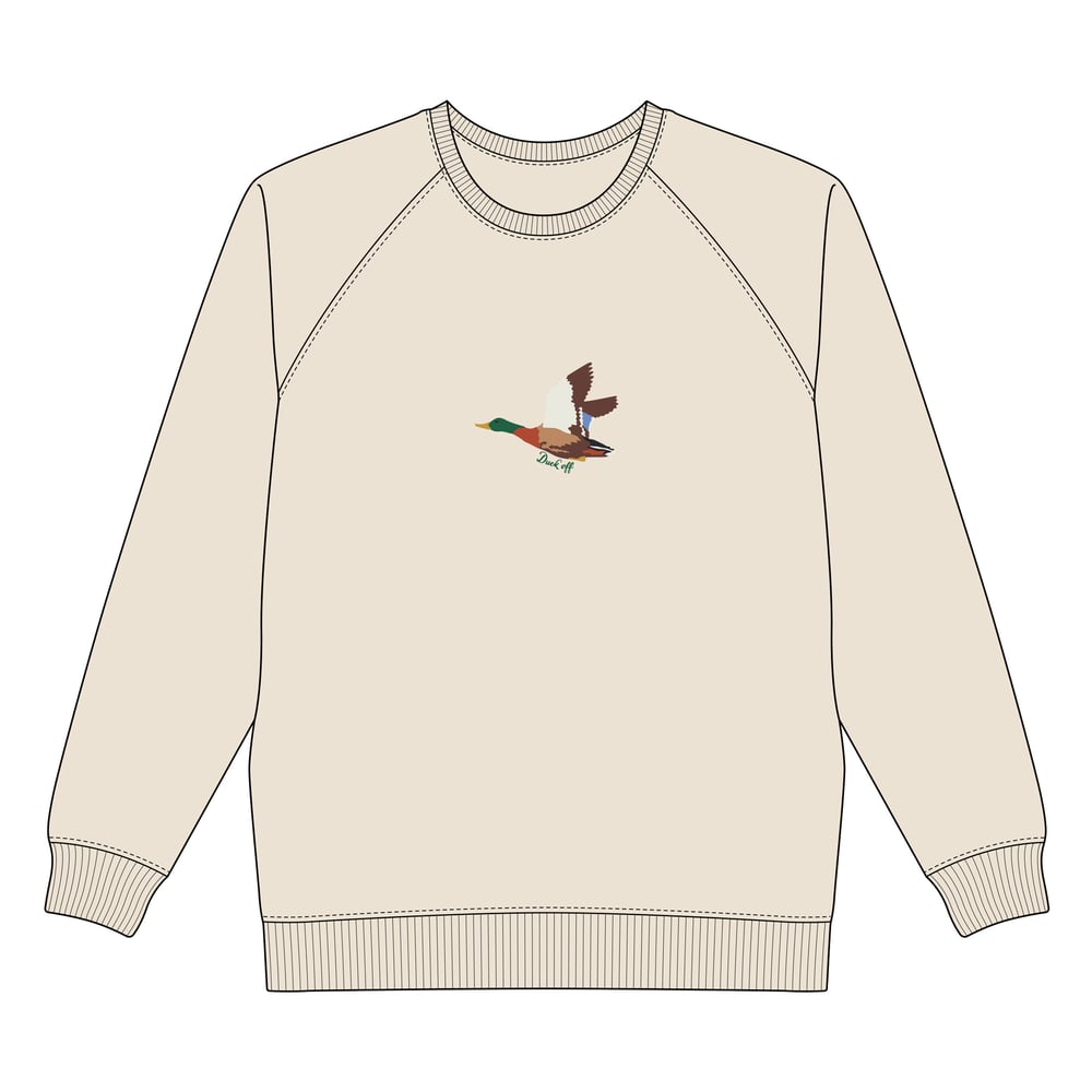 Sweatshirt Malmoe Duck Off Egg White