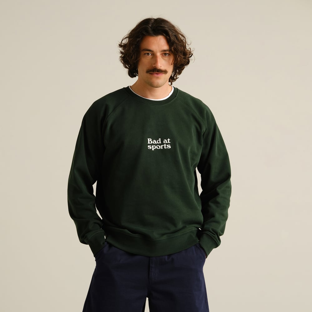Sweatshirt Malmoe Bad At Sports Dark Green
