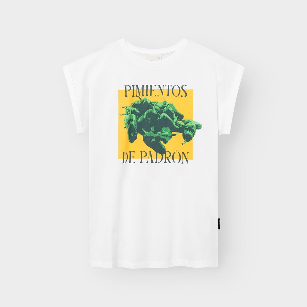 T-shirt Visby Pimientos White