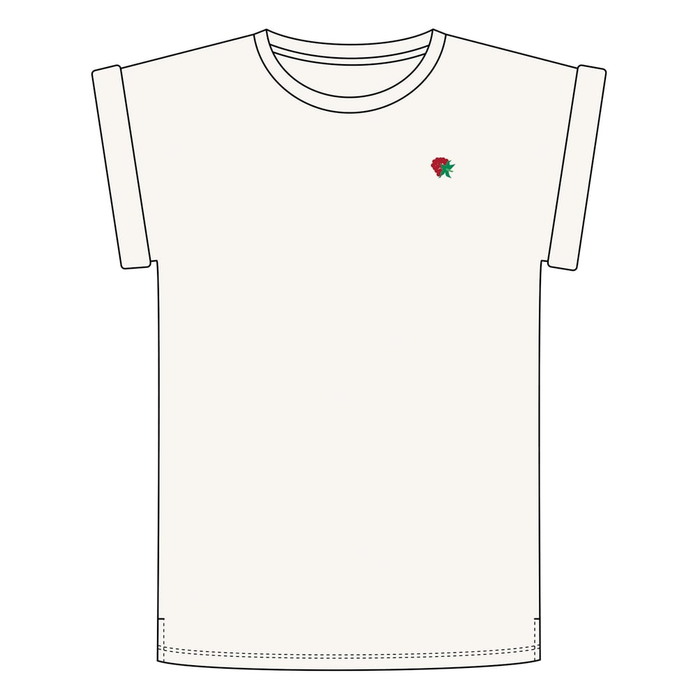 T-shirt Visby Raspberry Off-White
