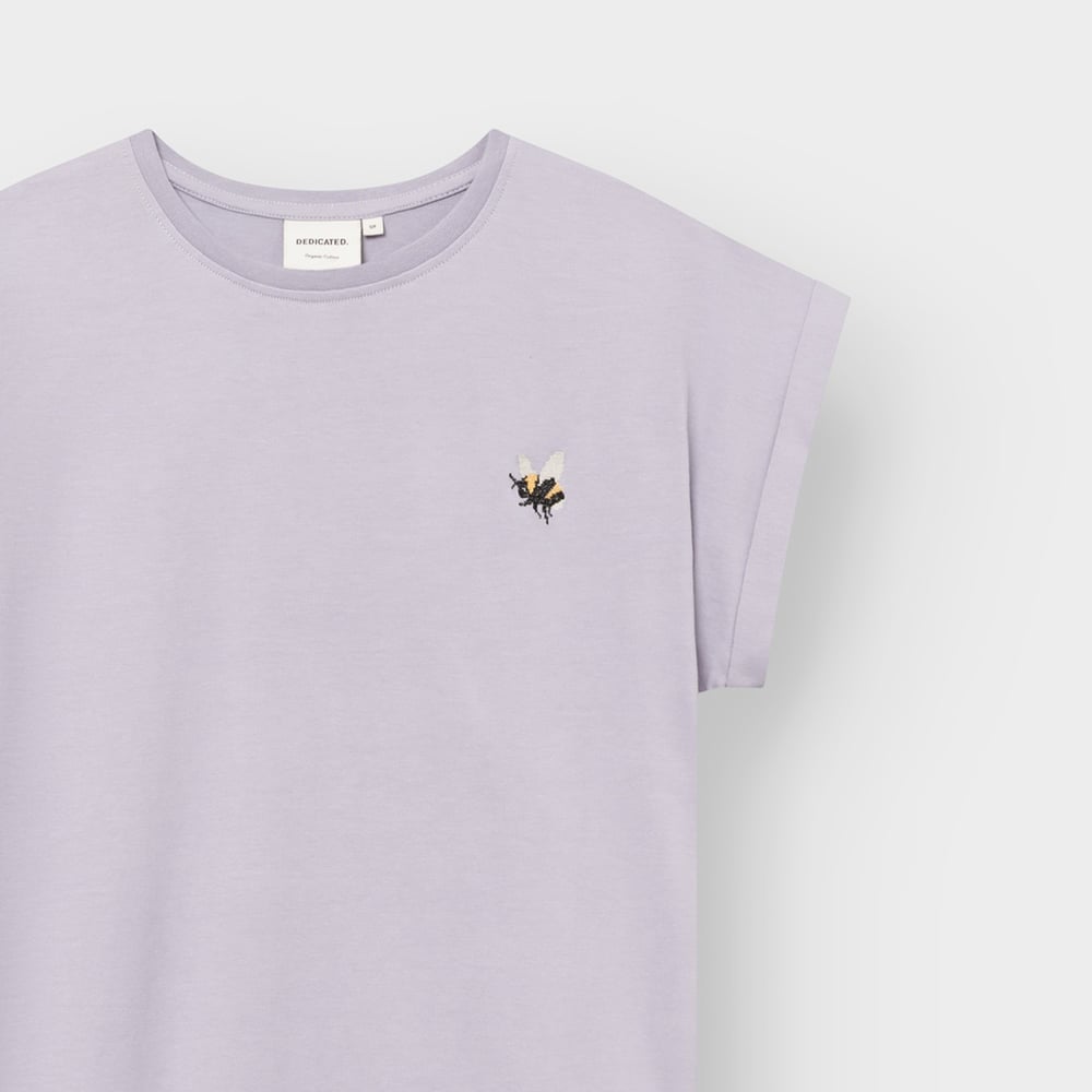 T-shirt Visby Bumblebee Cross Stitch Aura Purple