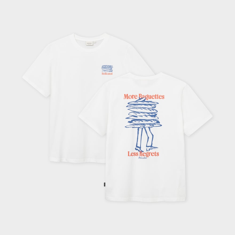 T-shirt Stockholm Baguettes Regrets White