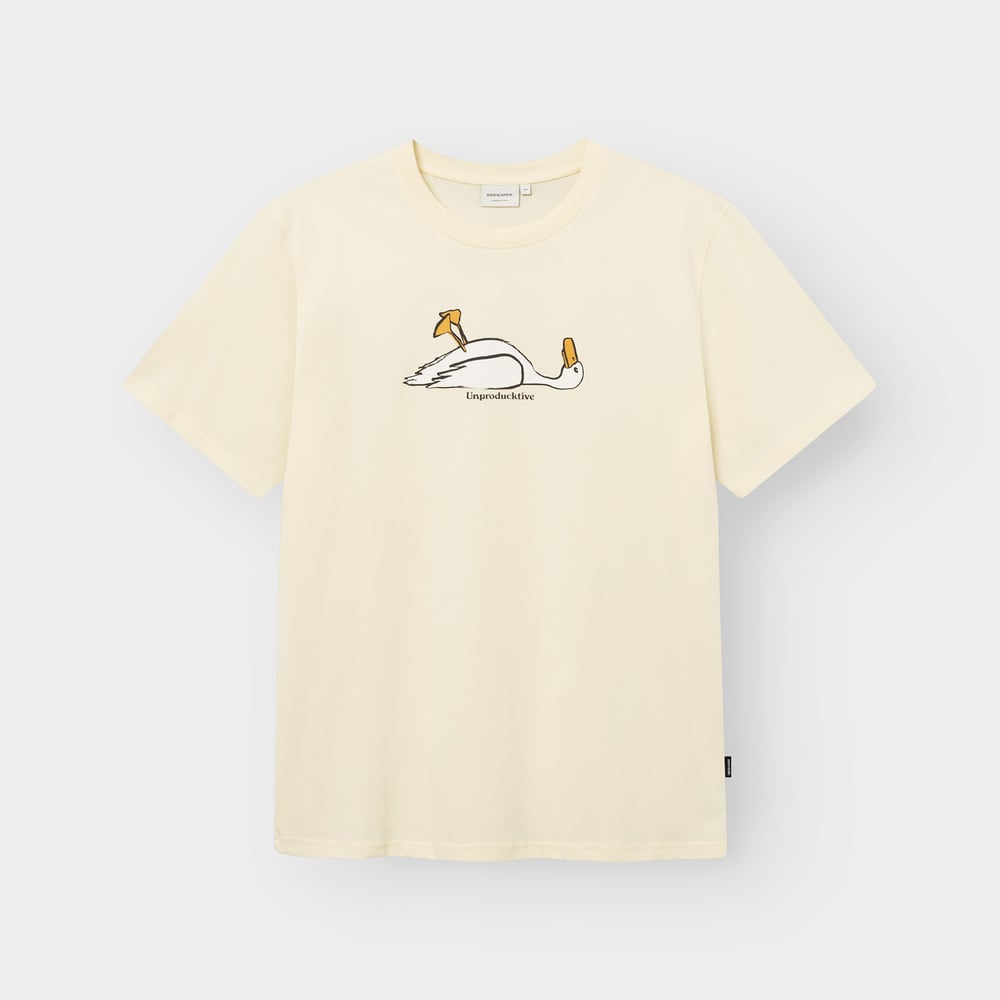 T-shirt Stockholm Unproducktive Transparent Yellow