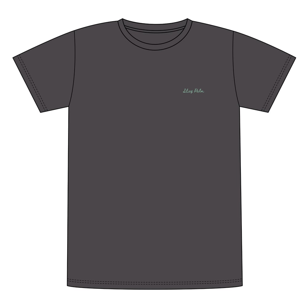 T-shirt Stockholm Stay Palm Charcoal