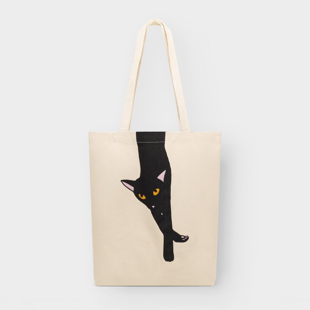 Tote Bag Torekov Long Cat Off-White
