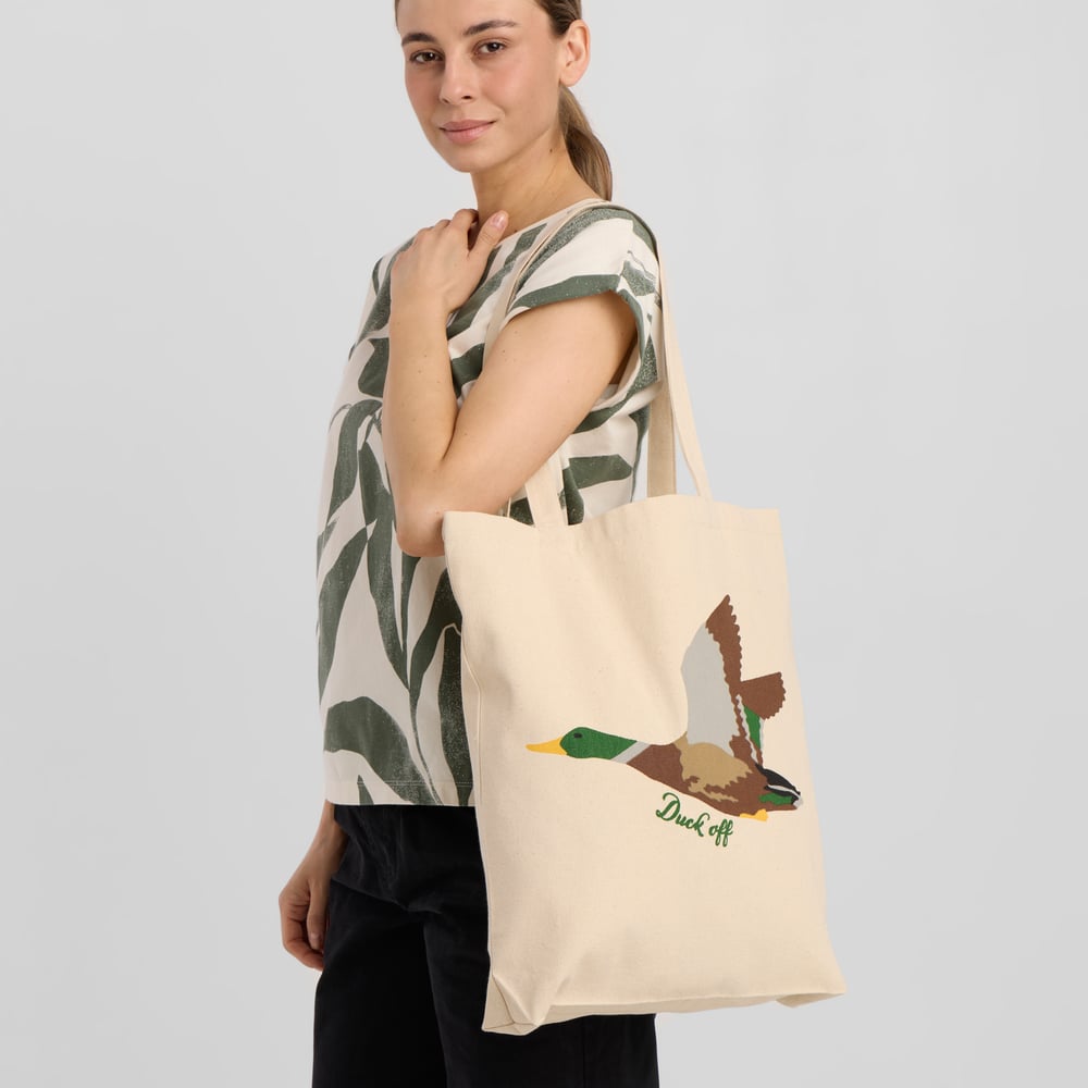 Tote Bag Torekov Duck Off Off-White