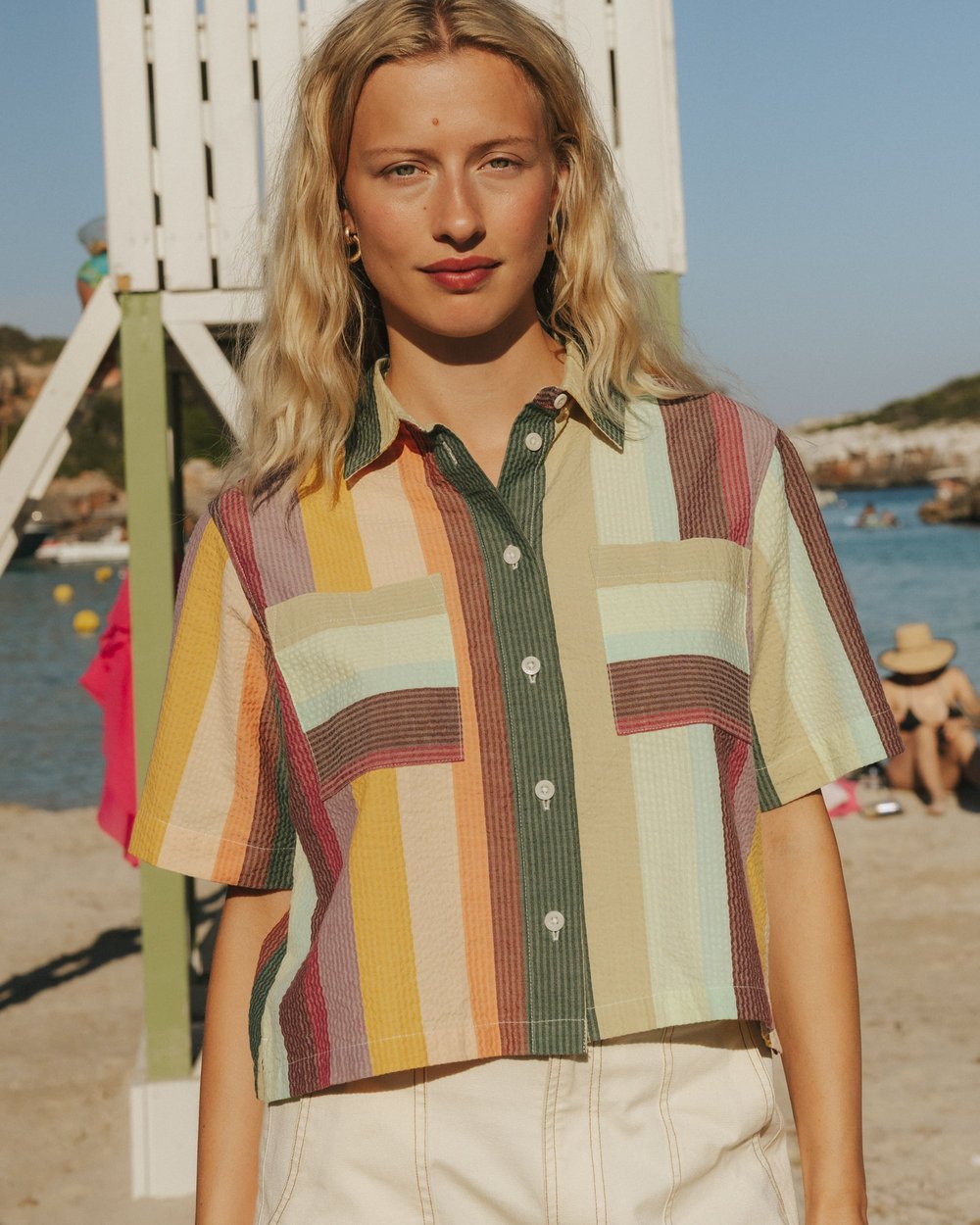 Shirt Grundvik Sunset Stripe