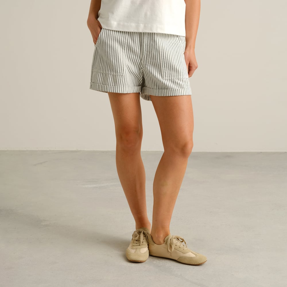 Shorts Vedum Work Stripe Forest Green