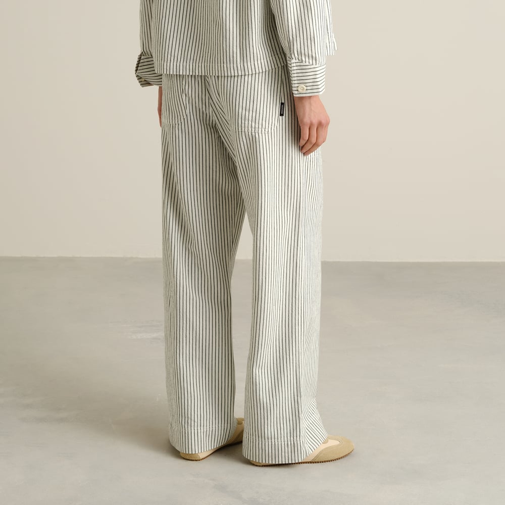 Workwear Pants Vara Work Stripe Forest Green
