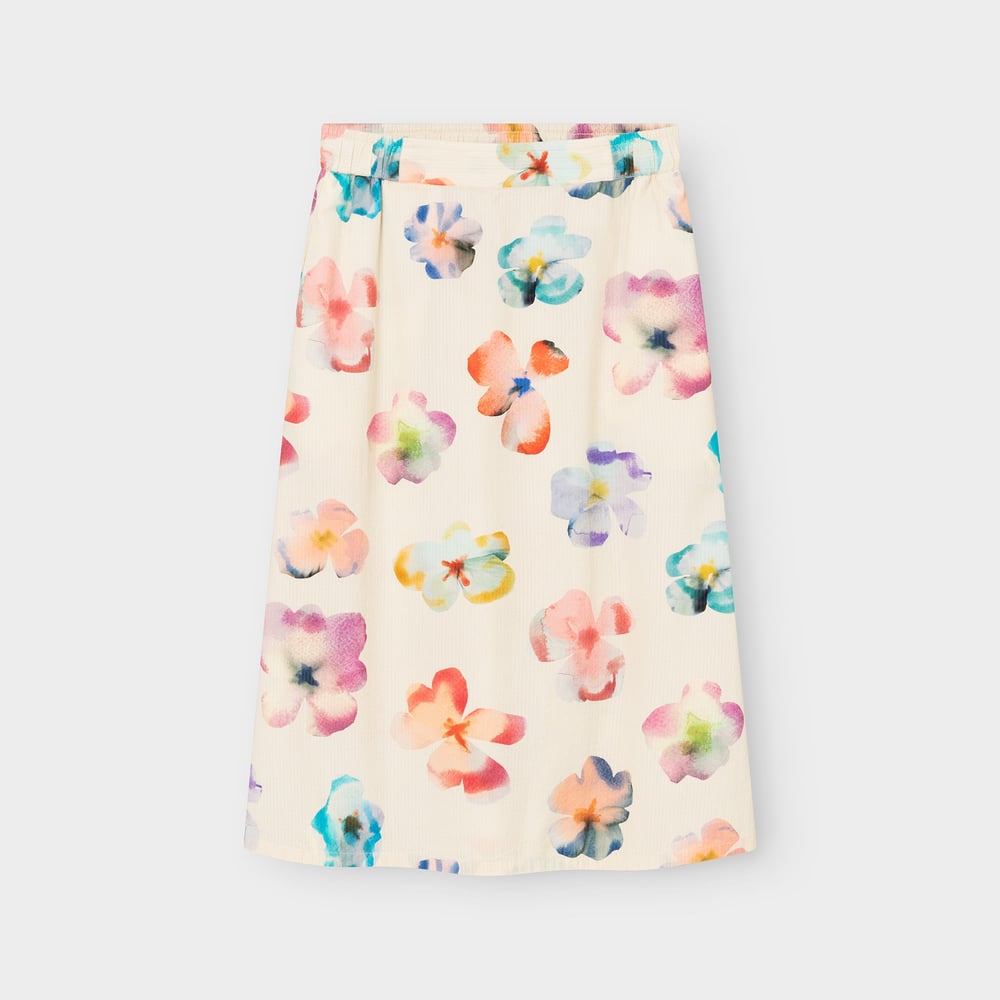 Skirt Viken Flower Cut Egg White